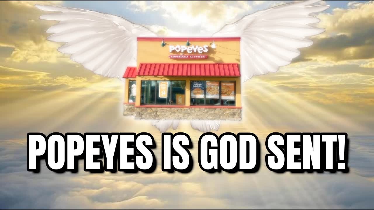 this is why popeyes has the best fried chicken!