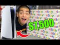 UNBOXING PS5 IN $7,500 EBAY MYSTERY BOX!