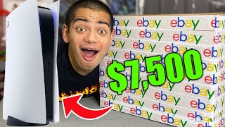 UNBOXING PS5 IN $7,500 EBAY MYSTERY BOX! видео