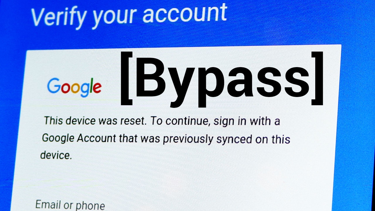 How to Bypass Google FRP lock on any Android phones