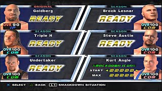 All 100 OVR Players Except Me(Goldberg) at Smackdown! Difficulty | Here Comes The Pain screenshot 1