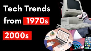 Every Technology Explained From 1970s to 2020s in 3 minutes | Office workplace tech history