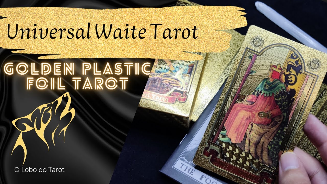 🃏 COLEÇÃO - Universal Waite Tarot Unboxing (Dourado, de Plástico e do AliExpress)