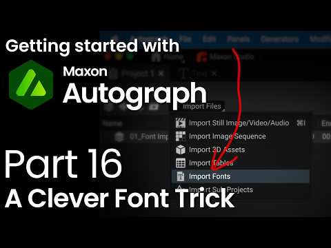 Easily and Temporarily "Install" Fonts with Autograph