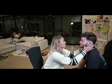 Adin Ross & Corinna Kopf Kiss On Stream - YouTube