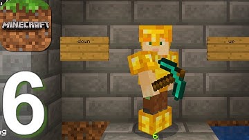 Minecraft: Pocket Edition Survival - Gameplay Walkthrough Part 6 Building Elevator (Android,iOS)