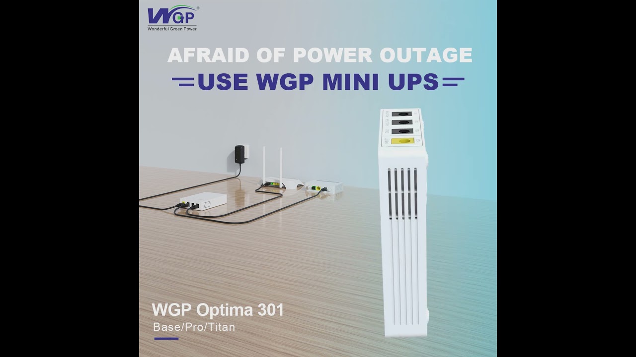⚡️Afraid of power outages？Use WGP mini ups⚡️