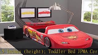 Disney/Pixar Cars Lightning McQueen Toddler-To-Twin Bed with Toy Box by Delta Children