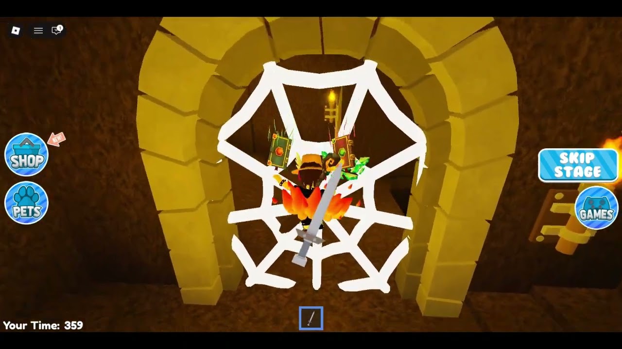 I Played The Game "Escape The Pyramid Obby" To Get Rich