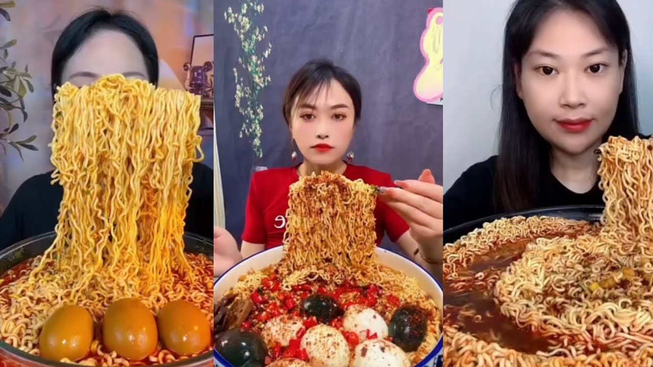 [ MUKBANG ASMR ] Ep 04 Massive Fire Noodles Challenge!! 🔥 | No Talking ASMR Eating Show 