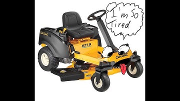 Cub Cadet RZTs Zero CANNOT MULCH!