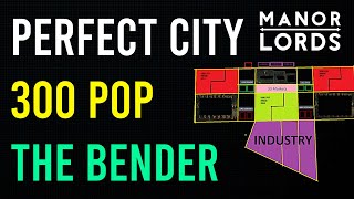 Manor Lords: Perfect Design For A 300 Pop City