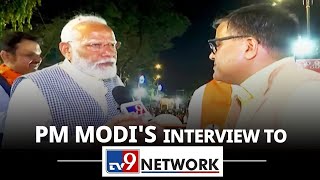 Pm Modi's Interview To Amod Rai Of Tv9 Network