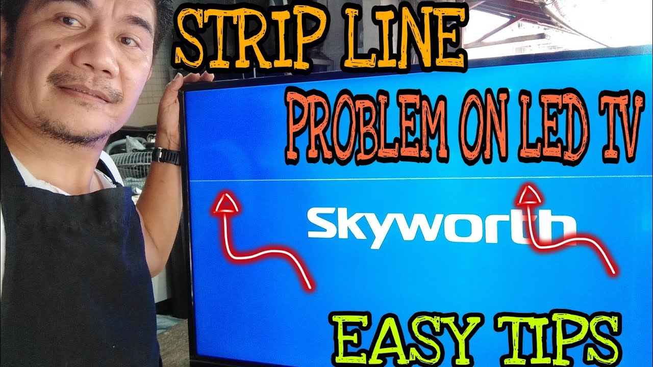 #HOW TO REPAIR STRIP LINE ON LED TV 43