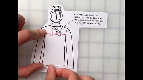 How to fix your sewing pattern when the Center Back is Hiking Up - with Yoke or Adding a Yoke