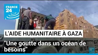 L'aide humanitaire à Gaza : 