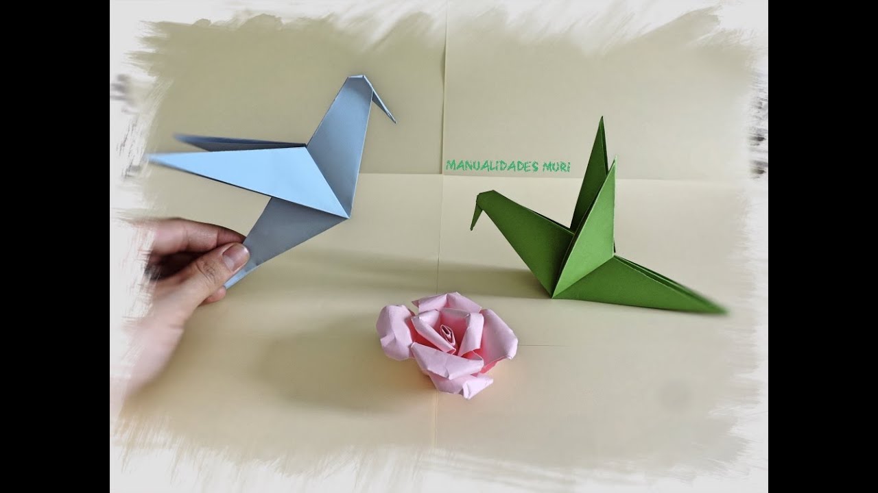 Origami Papiroflexia Como Hacer Un Colibrí