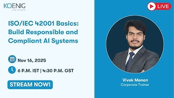 ISO/IEC 42001 Basics: Build Responsible and Compliant AI Systems