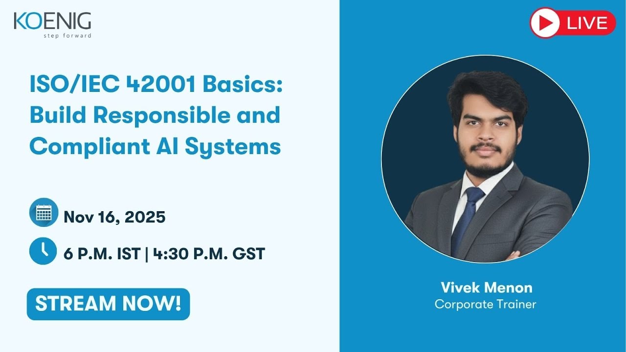 ISO/IEC 42001 Basics: Build Responsible and Compliant AI Systems