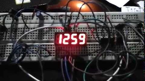 Hr:Min Digital Timer using PIC16F628A Chip