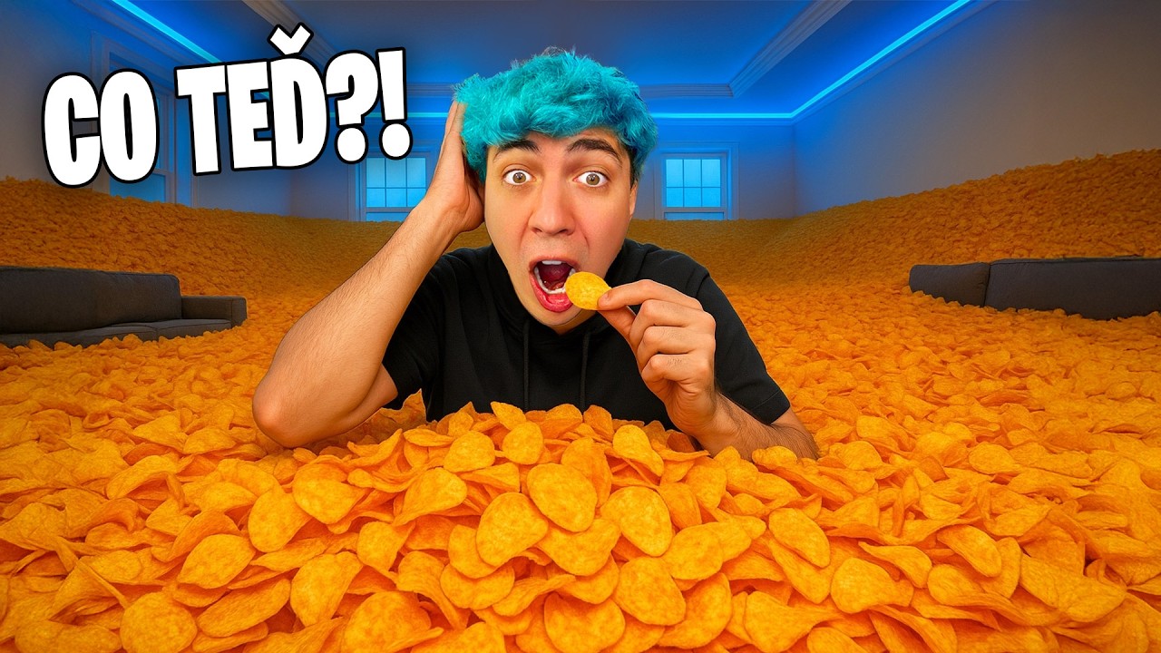 48 hodin přežívám jen na brambůrkách!