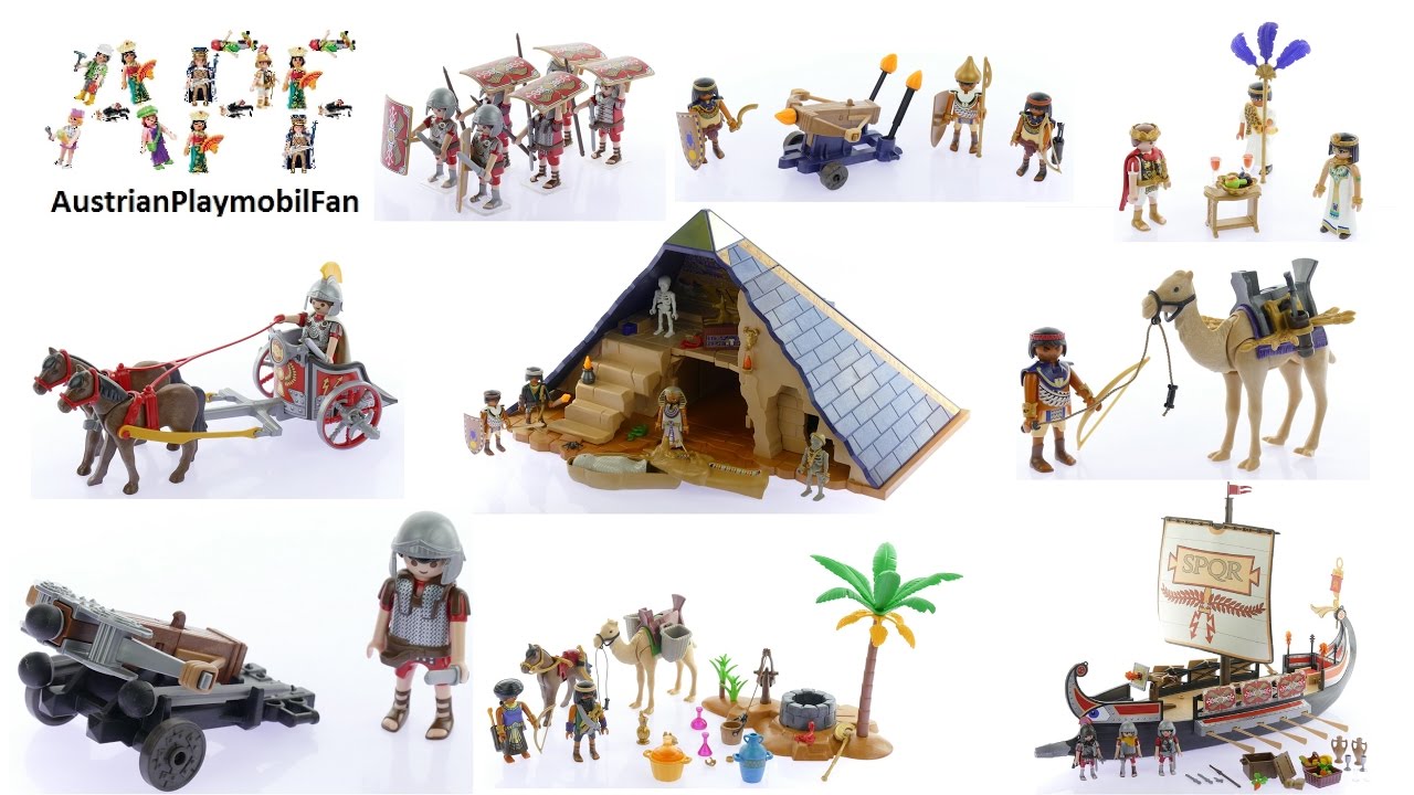 All Playmobil History Playsets 2016 Build Review - YouTube