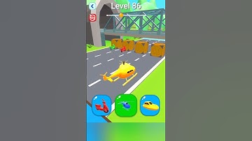 Shape-Shifting 🚗🚁🛥️ | New Hyper Casual Game 🔥| #shorts #short #shapeshifting  #gameplay #shortsfeed