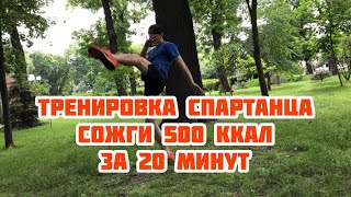 Тренировка спартанца. Сжигаем вместе 500 ККАЛ за 20 МИН.