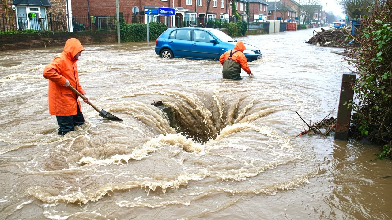 Flood Fighters Unclogging Storm Drains for Safer Streets! - YouTube