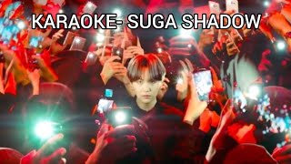 {KPOP} [KARAOKE] SUGA -Shadow with lyrics