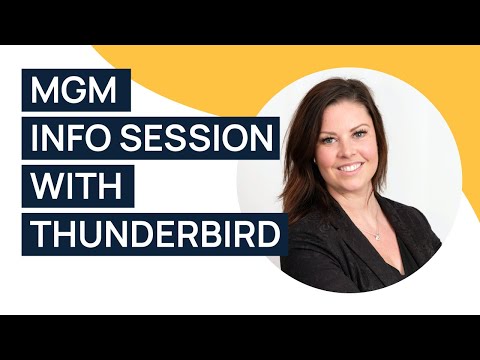 DHGE Presents: MGM Info Session With Thunderbird School of Global Management at ASU