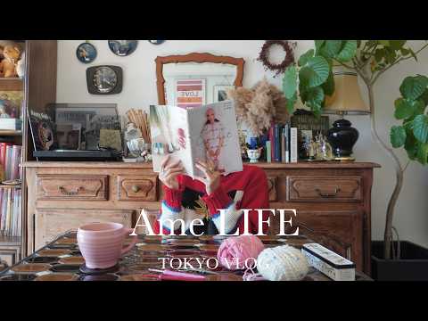 vlog|【編み物本の発売日📖】|秋の沢山編む習慣とお出かけする日常🍁🧺最近買ったアクセサリー|Easy Crochet