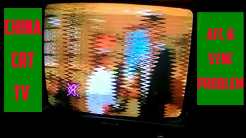 SYNC PROBLEM & AFC PROBLEM IN CRT TV. CHINA KIT.