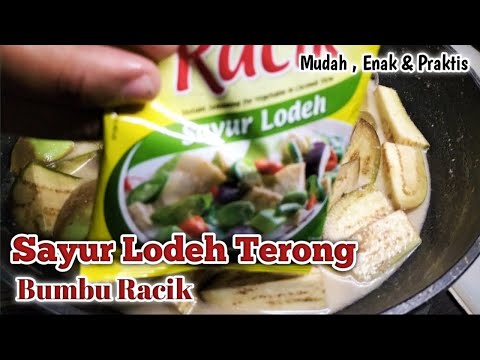 Resep Lodeh Terong Bumbu Instan
