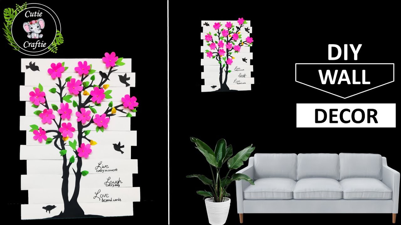 DIY Wall Decor | Easy Paper Craft | Best Out of Waste | Craft Ideas for ...