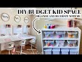 Budget diy espace enfant organiser et dcorer avec moi espace artisanat organisation de jouets cole  la maison bureau pour enfants