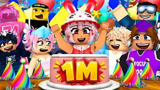 1 MILLION SUBSCRIBERS WITH STARCREW😭⭐ (Murder Mystery 2)