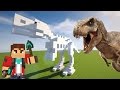 Como hacer un fósil de Tiranosaurio Rex | Minecraft |