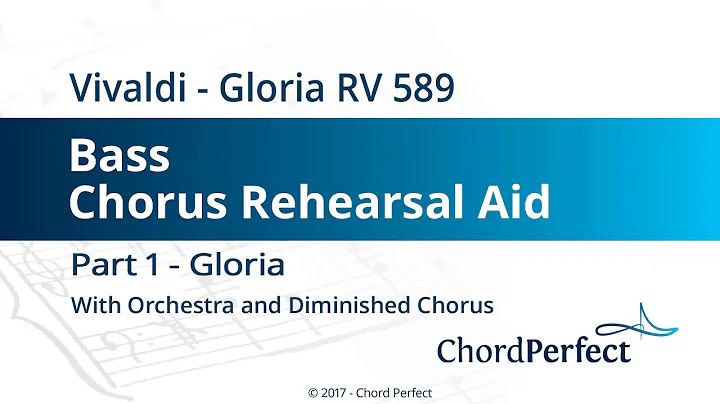 Vivaldi's Gloria Part 1 - Gloria - Bass Chorus Reh...