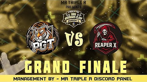 RRR WARRIORS CLASH GRAND FINAl | Mr Triple R Discord Army | Custom||#mrtripler#freefire
