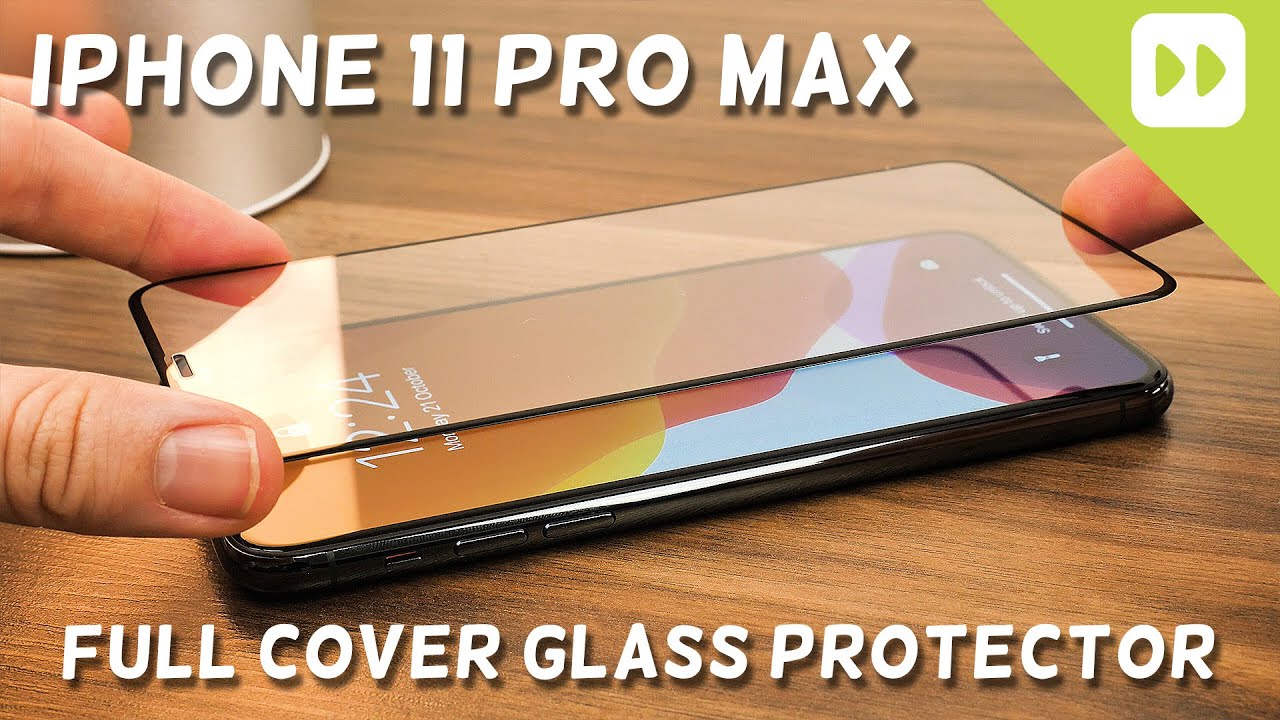 Olixar Iphone 11 Pro Max Full Cover Glass Screen Protector Installation And Review Youtube