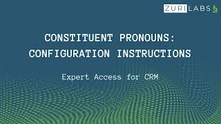 Constituent Pronouns Configuration Instructions screenshot 2
