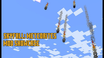 Skyfall: Meteorites mod showcase | Minecraft mod 1.20.1