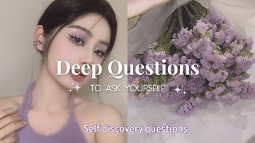 Deep Questions to ask Yourself 💌 Self discovery questions| Journaling questions @Tirenibaby