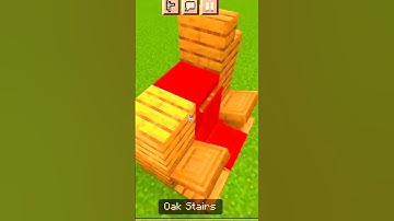 How to make throne in minecraft | UntemperLegends | #shorts | #youtubeshorts | #trending