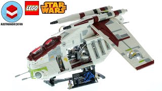 LEGO Star Wars 75309 Republic Gunship - LEGO Speed Build Review