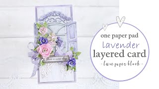 Layered Card Tutorial - Luxe Paper Block