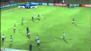 Caño De Erik Lamela Frente A Mexico Mundial Sub 20 Colombia Youtube