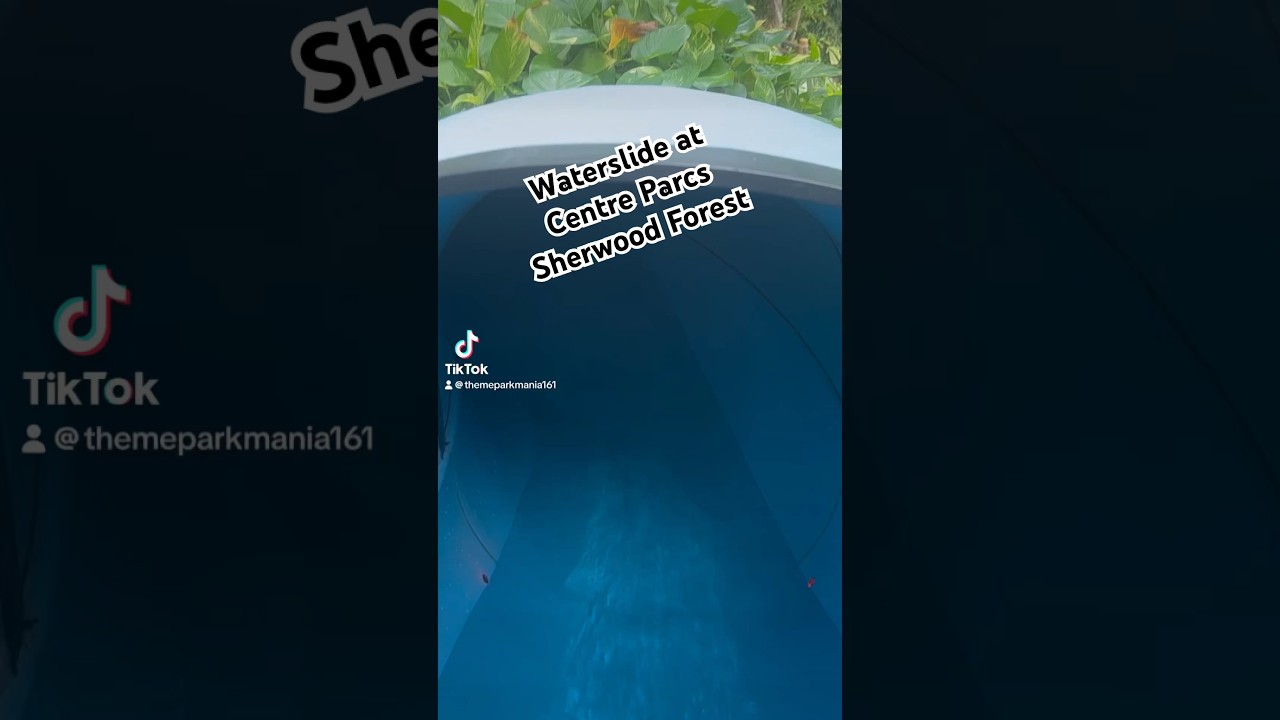 Waterslide at Centre Parcs - Sherwood Forest 