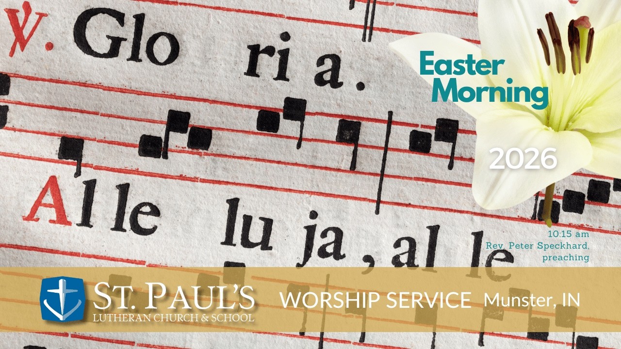 April 5, 2026 Easter Sunday, Divine Service I, 10:15 am - YouTube